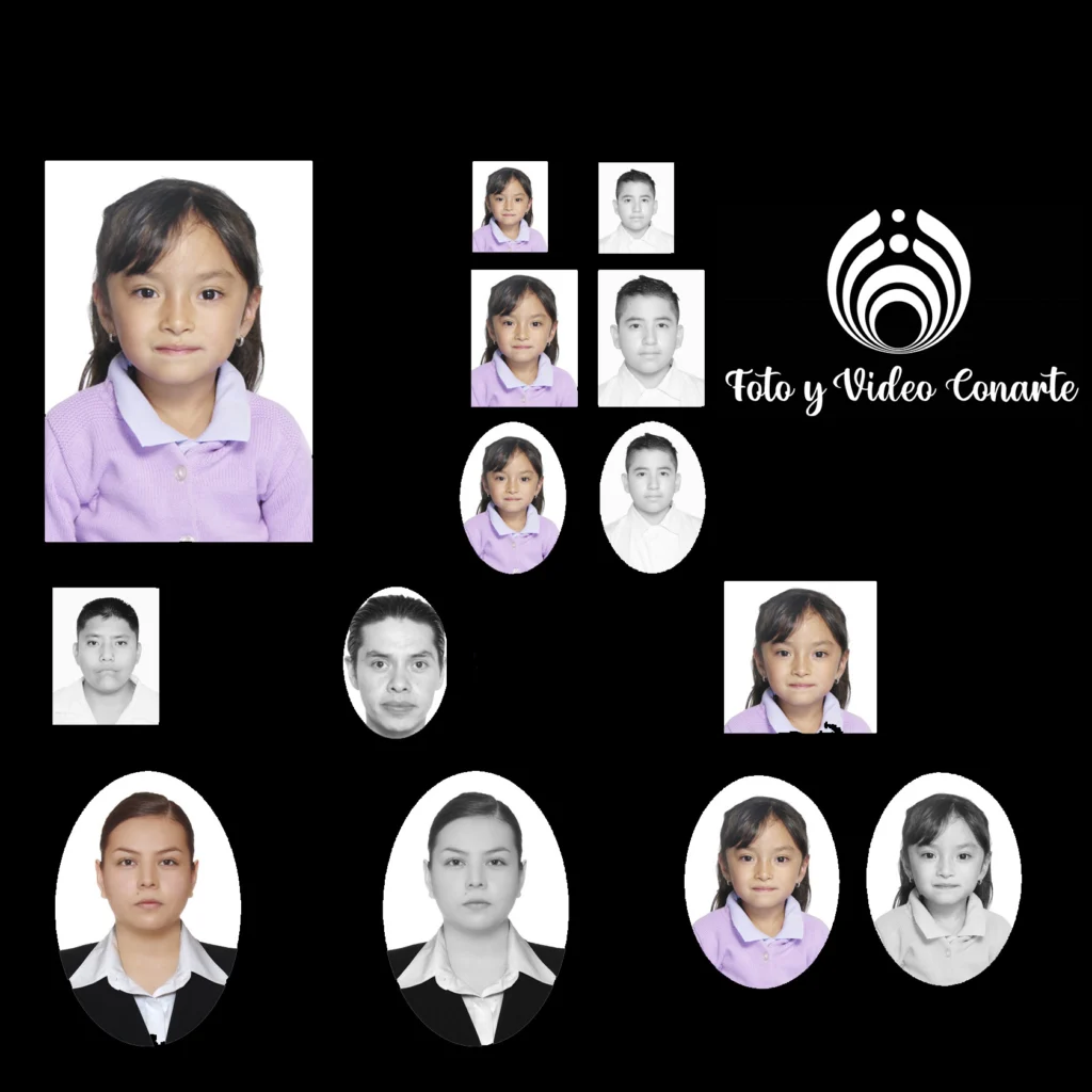 Fotos de identificación oficial en foto estudio en Tlaquepaque - Conarte