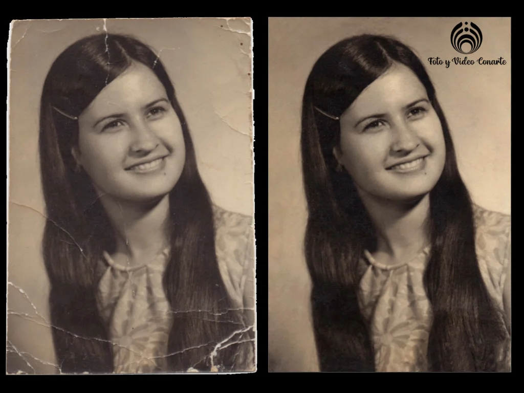 Restauración de fotografías antiguas en foto estudio en Tlaquepaque - Conarte