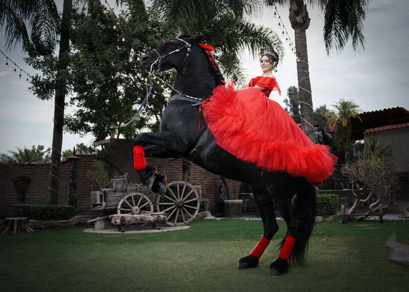 Composición fotográfica de gala en Jalisco